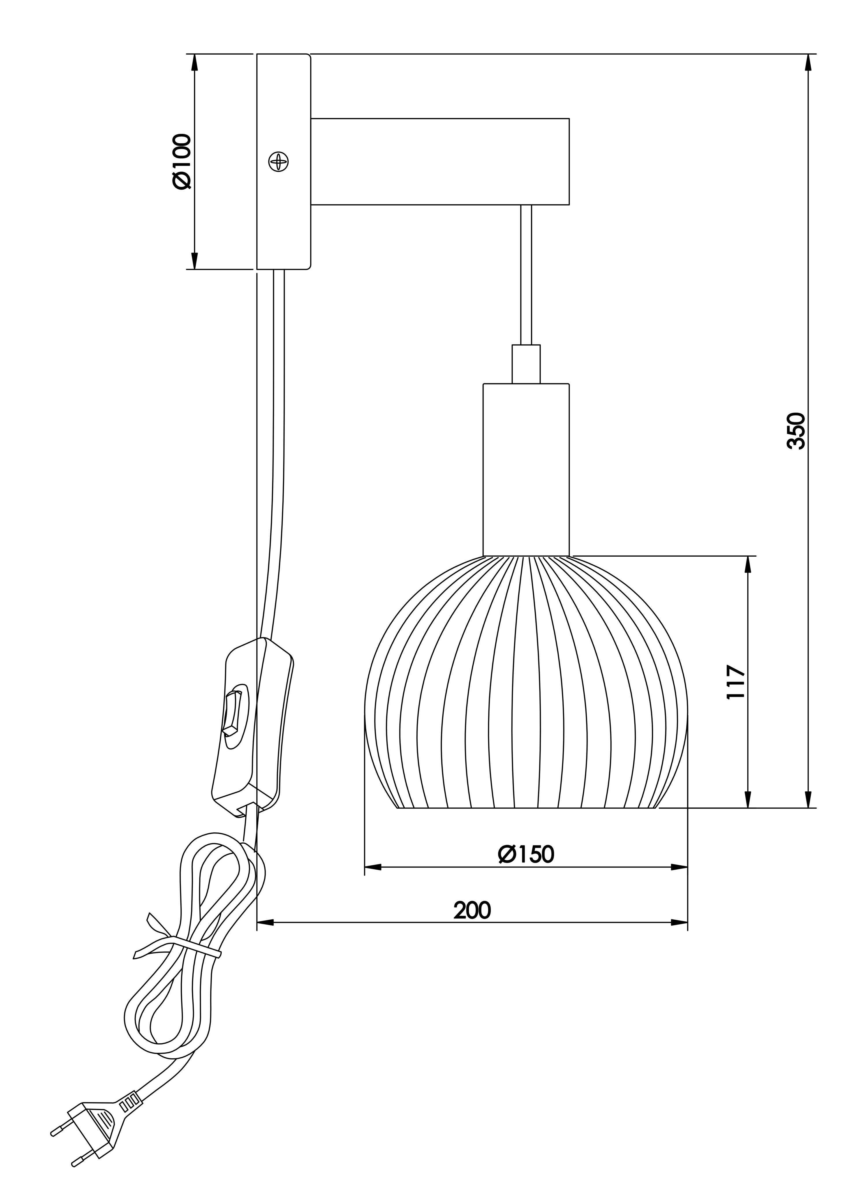 Aneta Home LAPPONIA vägglampa