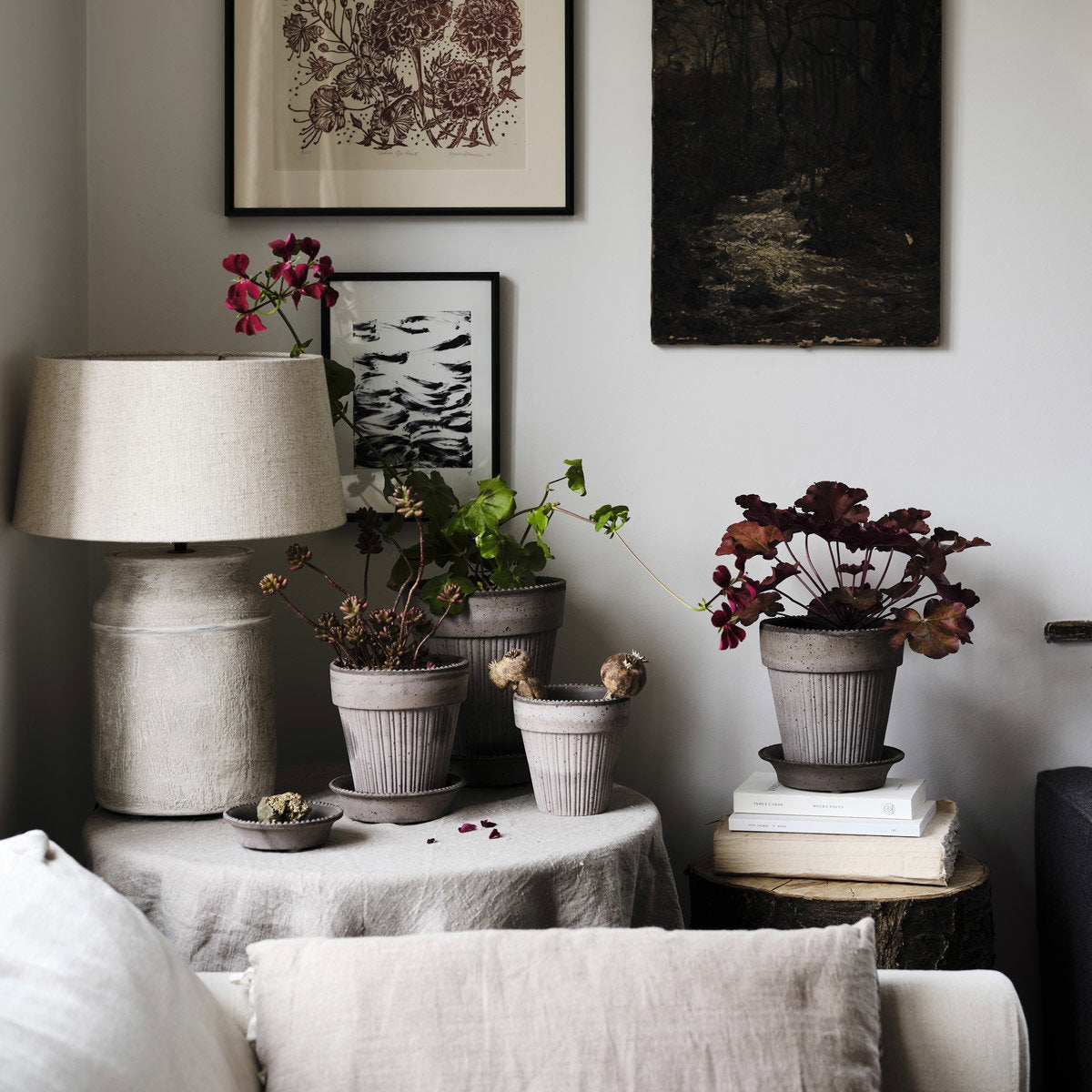 Simona Pot RAW Grey