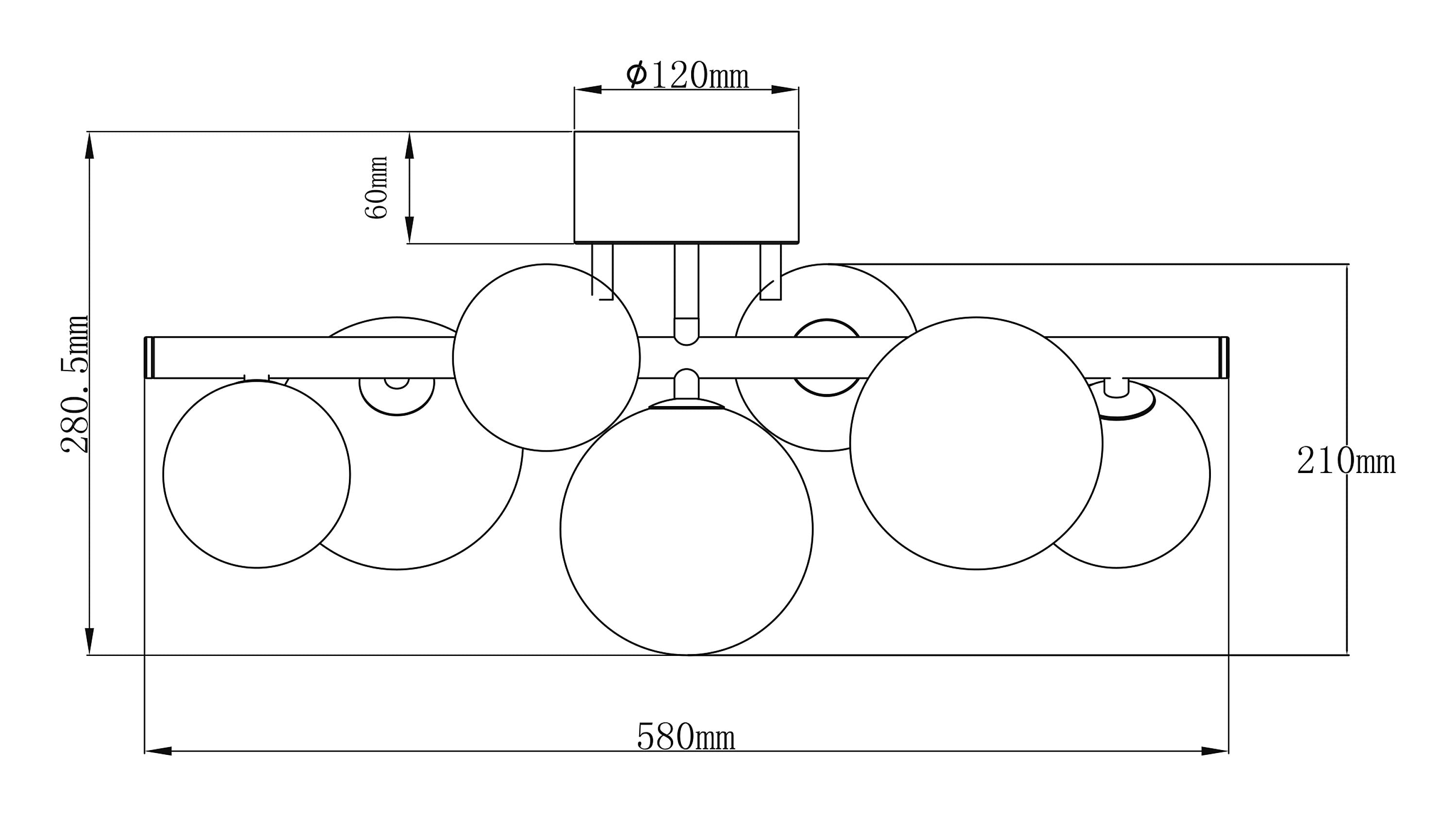 Aneta Home MOLEKYL plafond