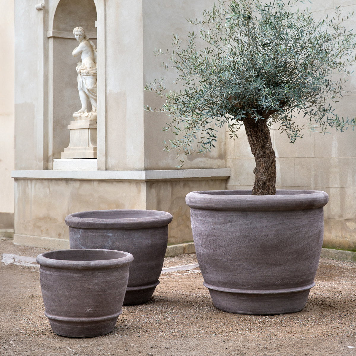 Campana Large Pot RAW Grey