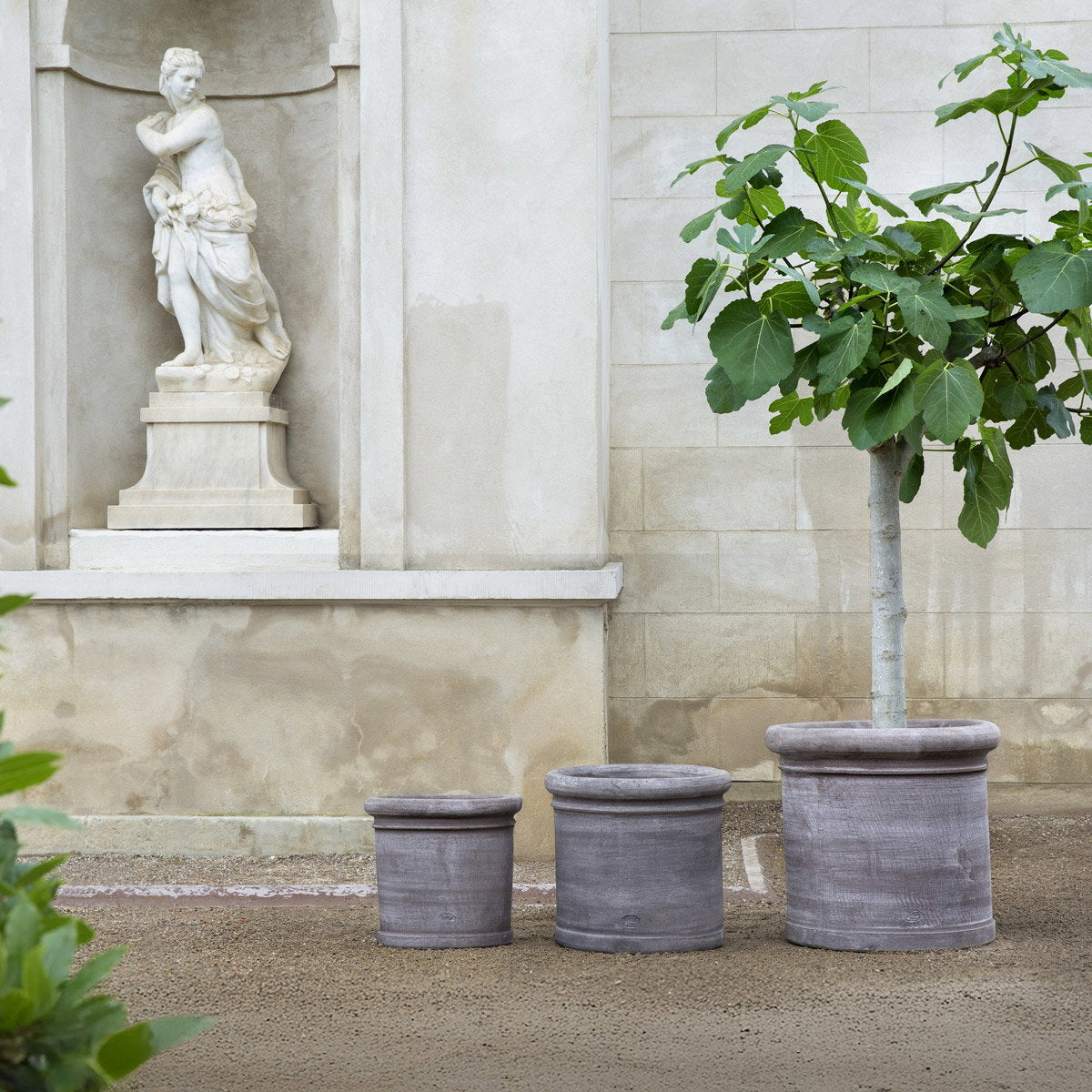 Cilindro Large Pot RAW Grey