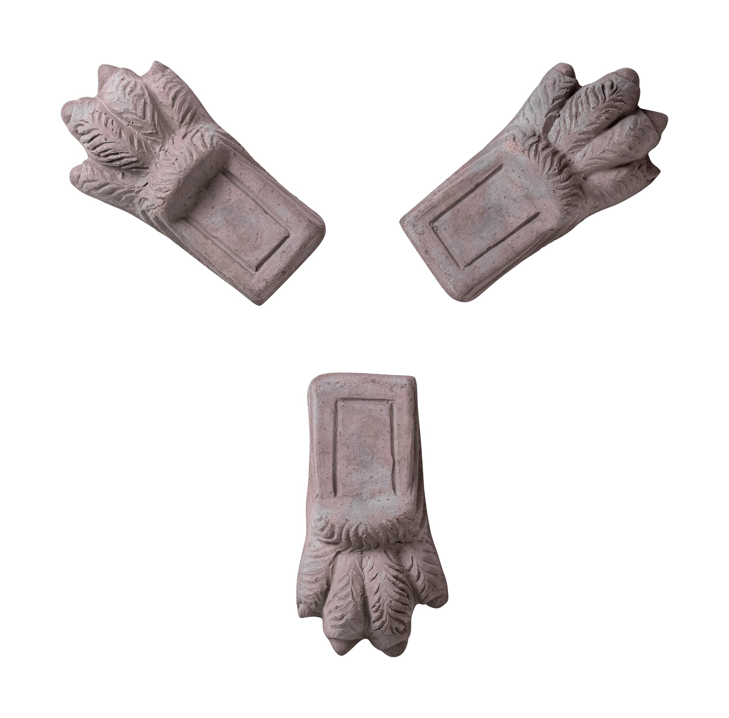 Lion paw Pot feet RAW Grey