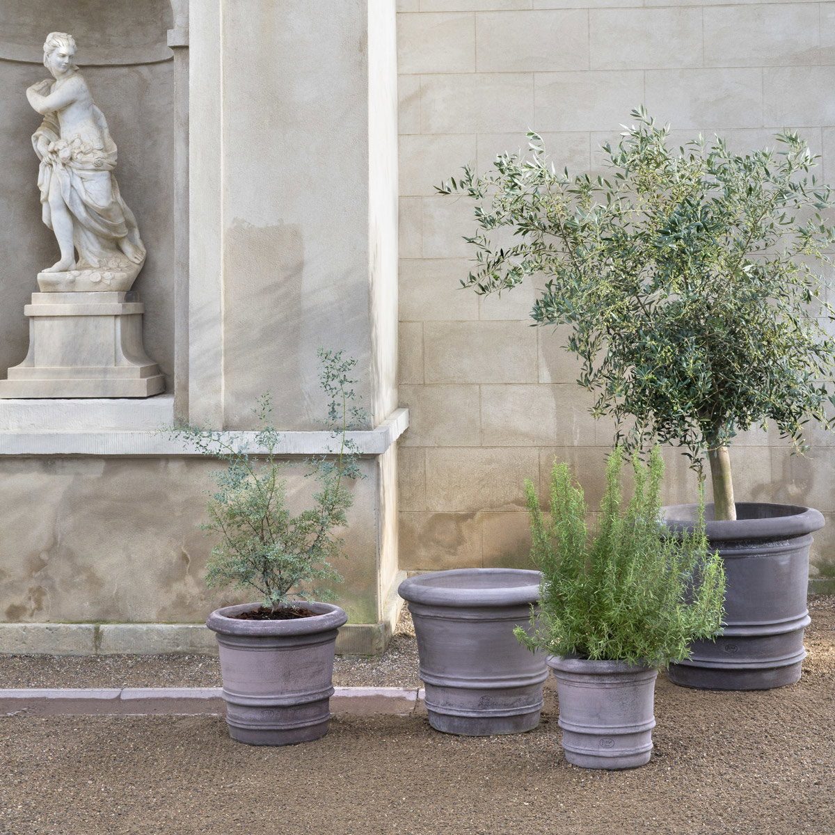 Lucca Large Pot RAW Grey