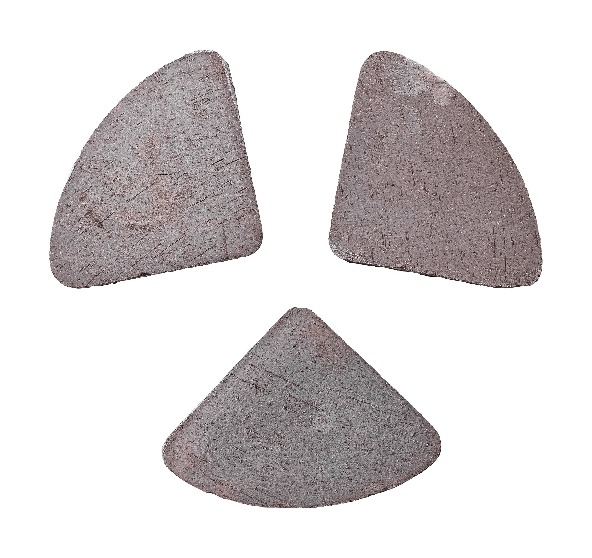 Triangle foot Pot feet RAW Grey