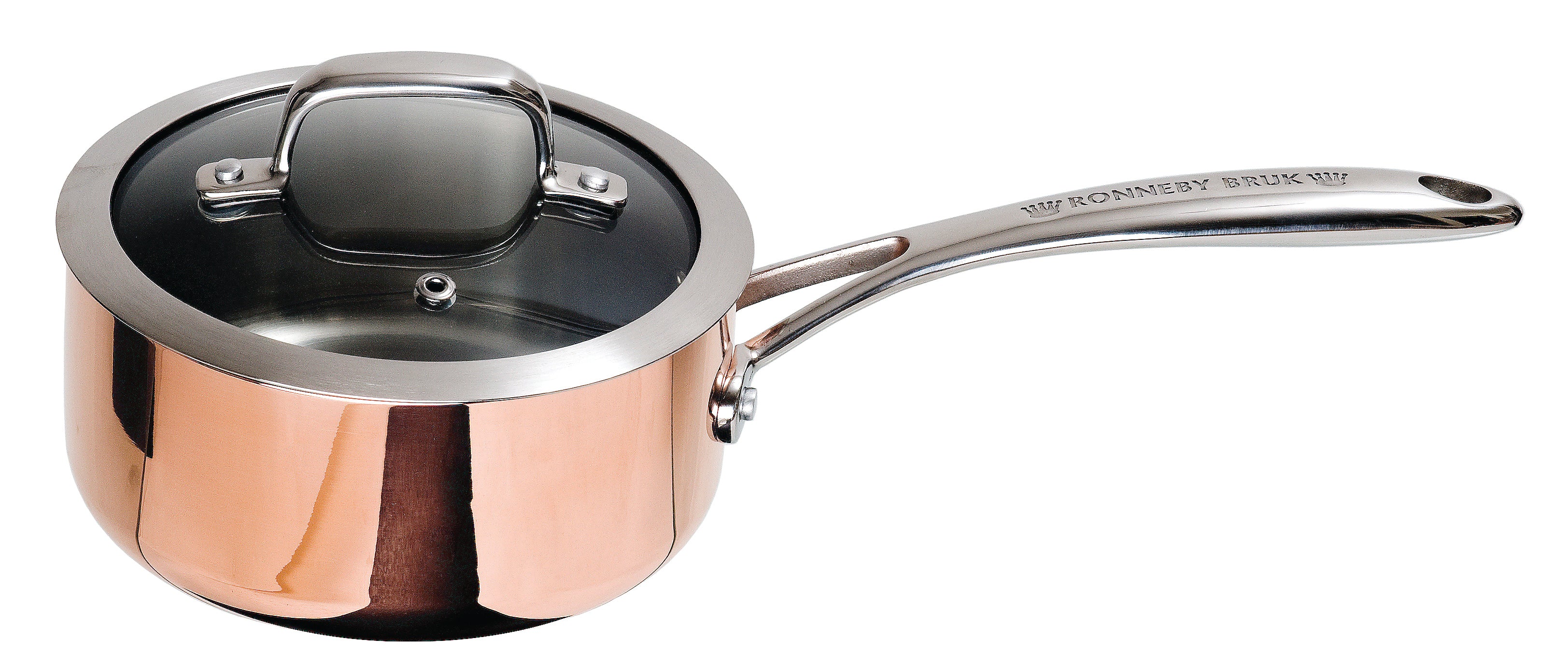Ronneby Bruk Maestro Koppar Kastrull 16CM 1L
