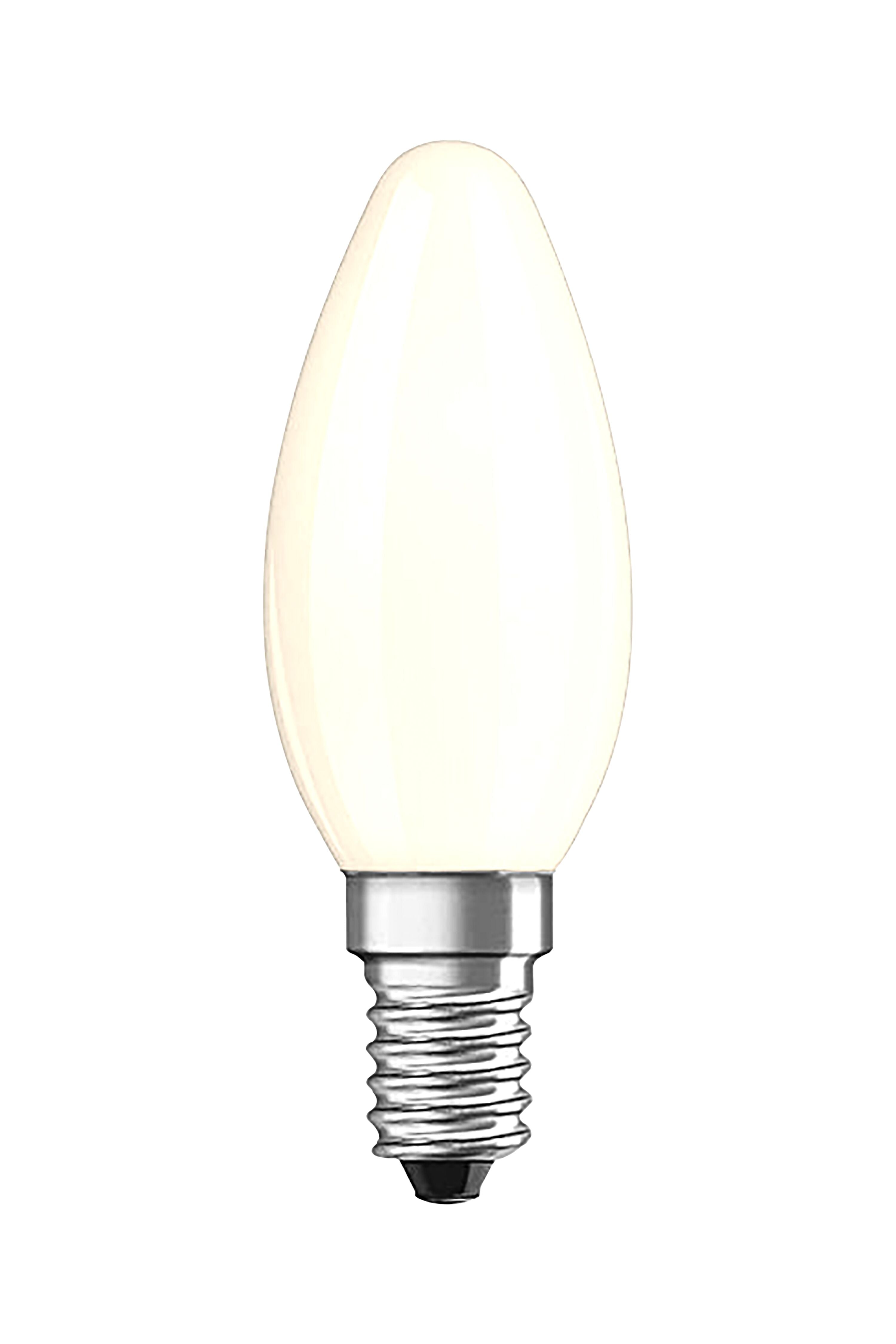Aneta Home Kronljus E14 4W LED filament dimbar 2700K, vit