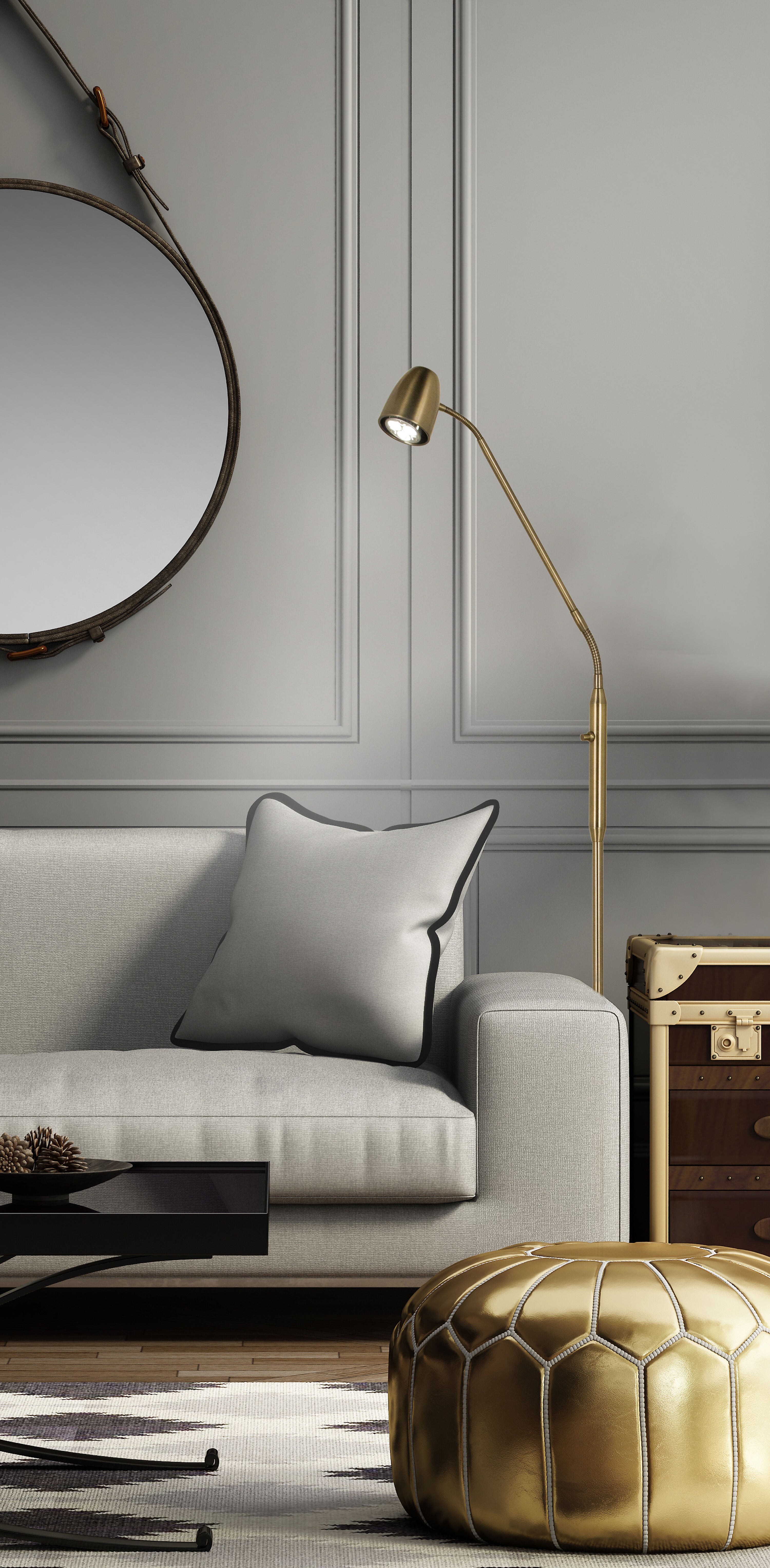 Aneta Home SANDNES golvlampa