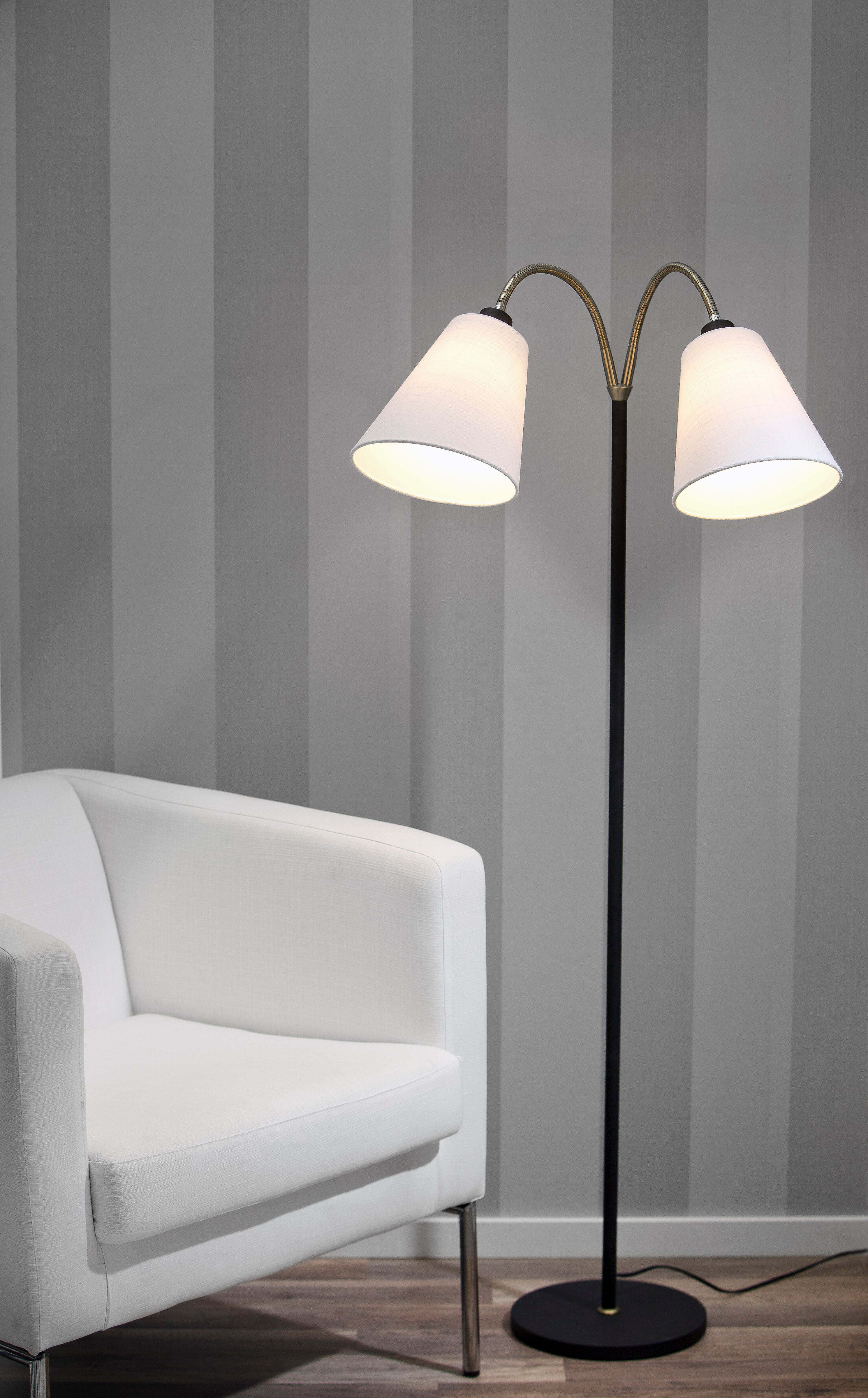 Aneta Home LJUSDAL golvlampa 2-arm