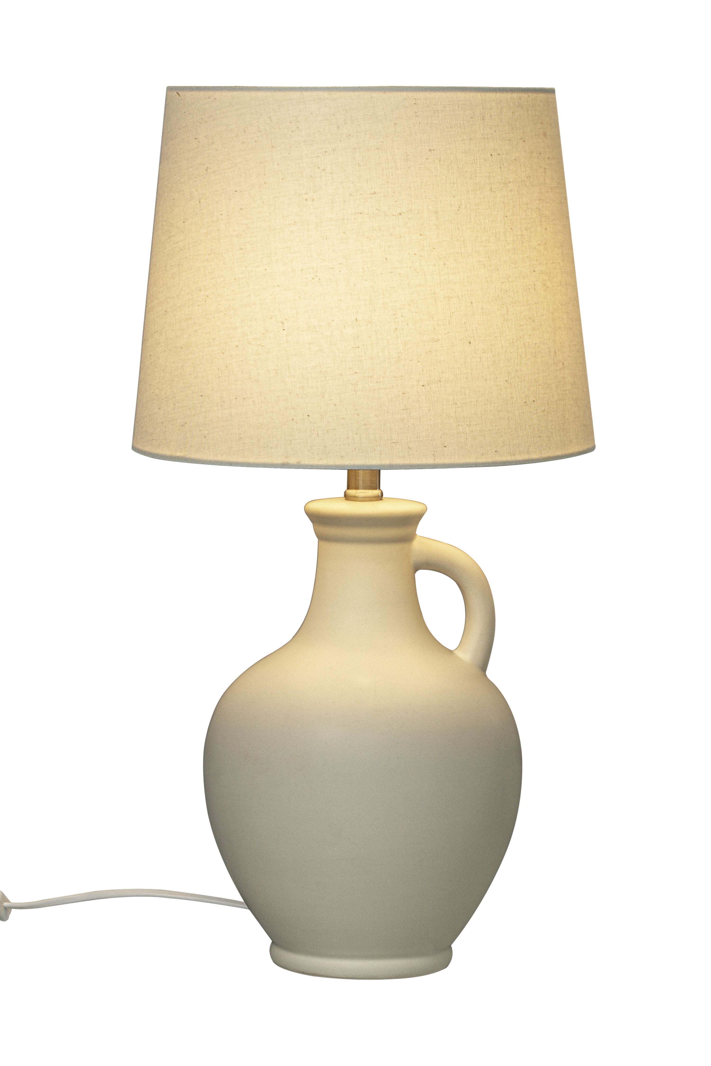 Aneta Home ATHENA bordslampa, naturvit