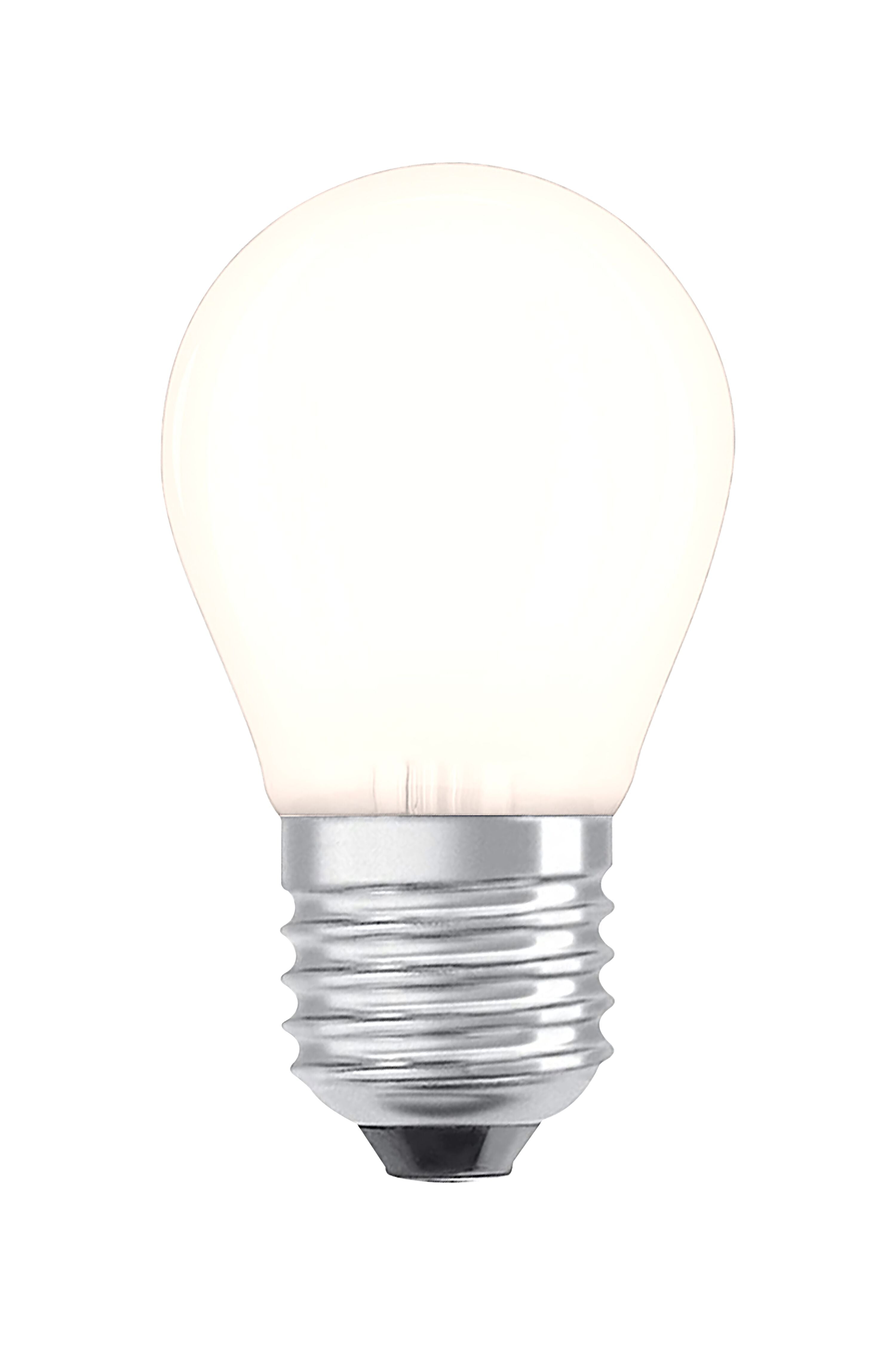 Aneta Home Klotlampa E27 4W LED filament dimbar 2700K, vit