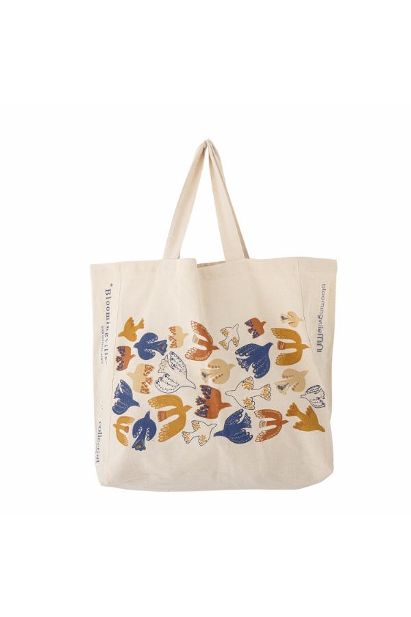 Bloomingville Anniversary Shopping Bag, Multi, Cotton OEKO-TEX®