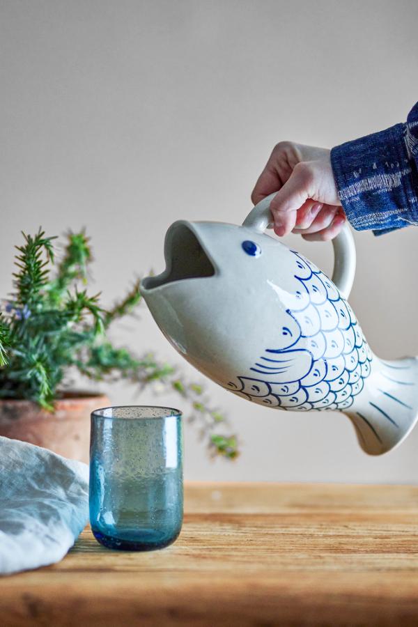 Creative Collection Eimy Jug, Blue, Stoneware