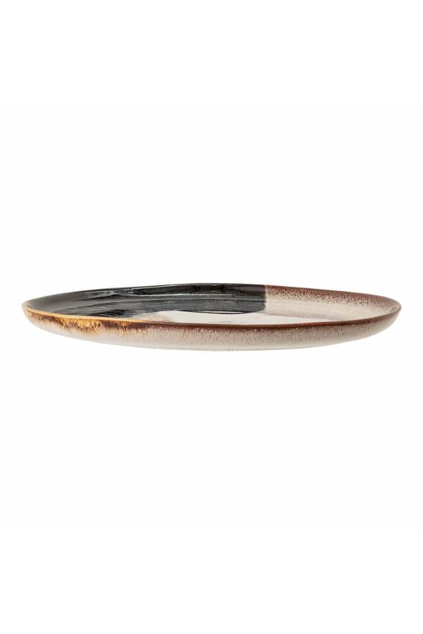 Bloomingville Jules Plate, Blue, Stoneware