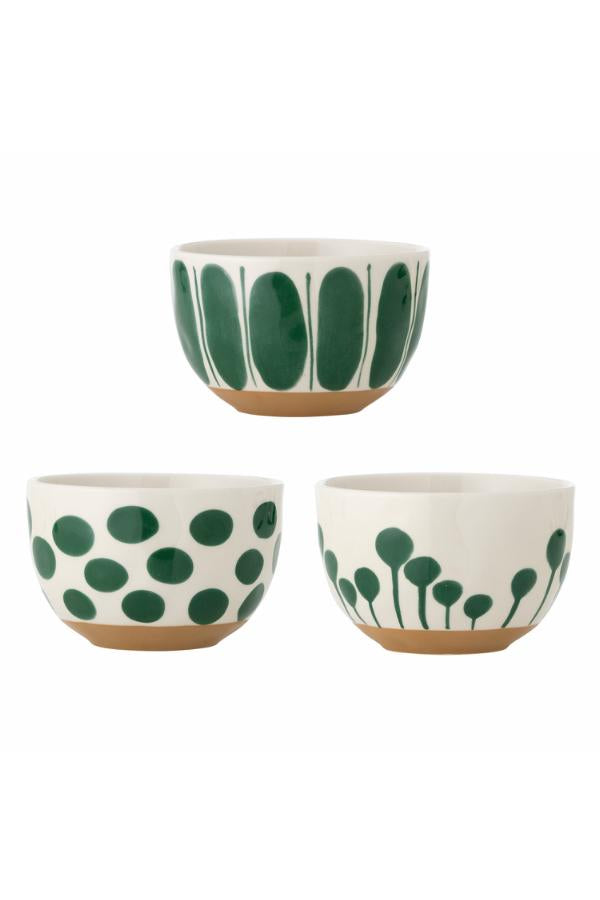 Creative Collection Linora Bowl, Green, Stoneware