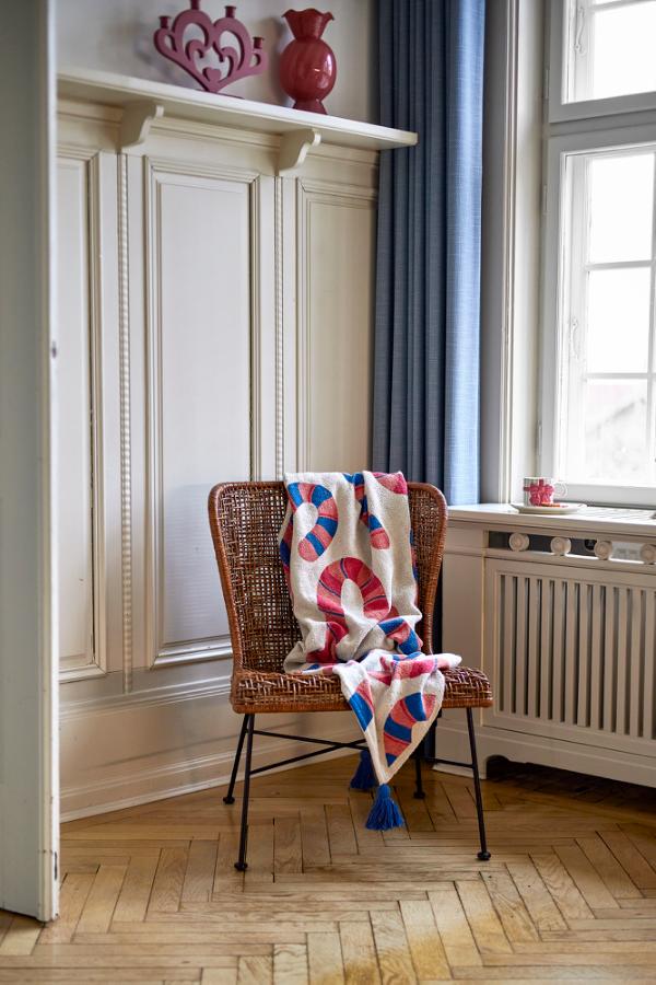 Bloomingville Candice Throw, Multi, Recycled Cotton