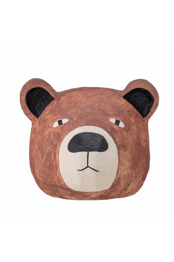 Bloomingville Mini Teda Wall Decor, Brown, Paper Mache