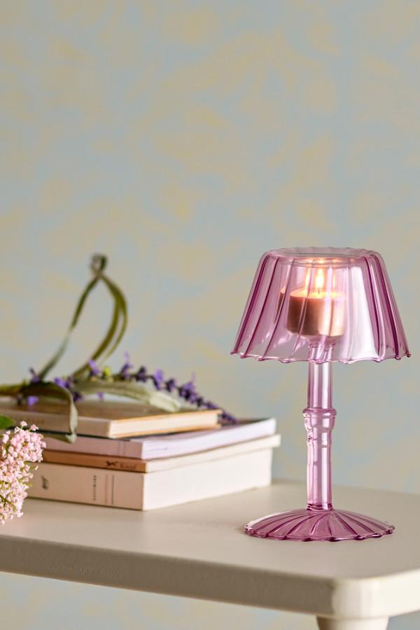 Bloomingville Cisco Votive, Rose, Glass