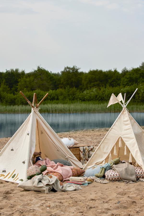 Bloomingville Mini Fardin Children´s Tipi, Nature, Cotton