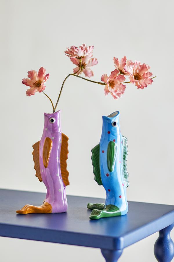Bloomingville Mako Vase, Multi, Stoneware