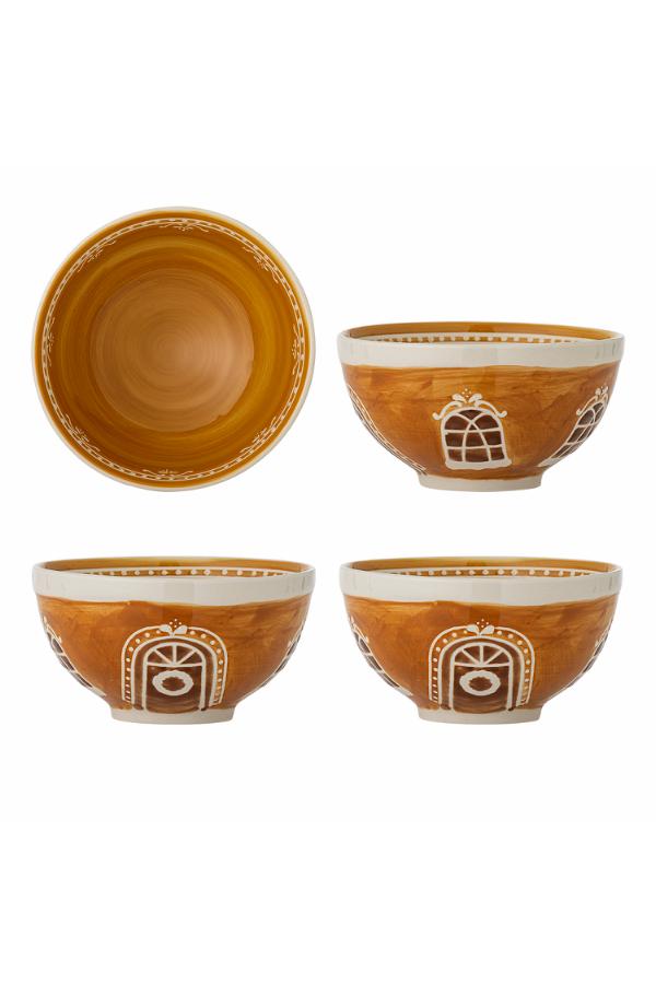 Bloomingville Gina Bowl, Brown, Stoneware