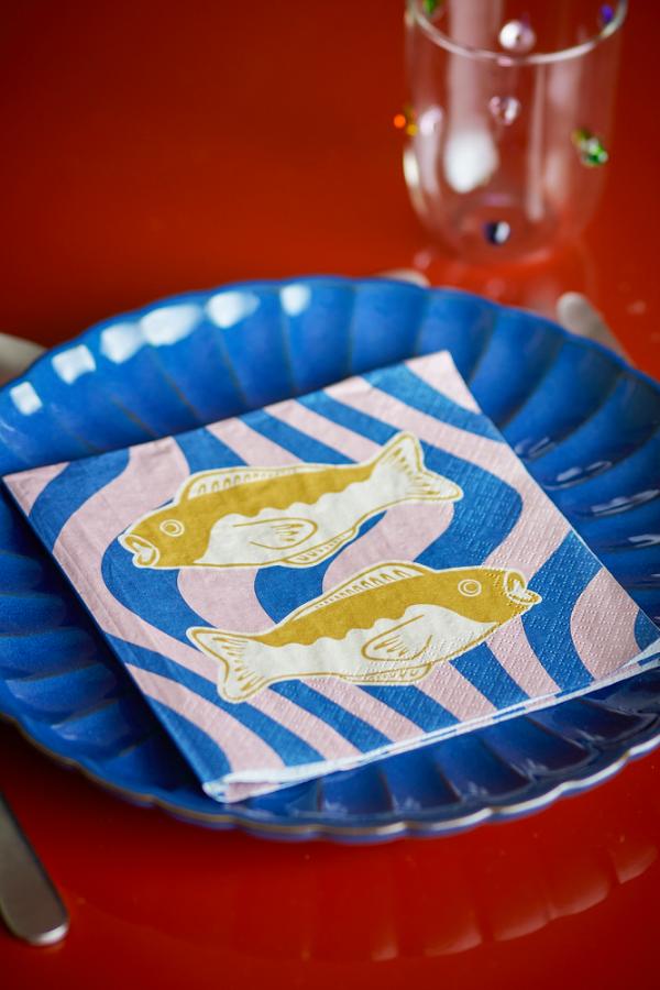 Bloomingville Remy Napkin, Multi, FSC®Mix, Paper