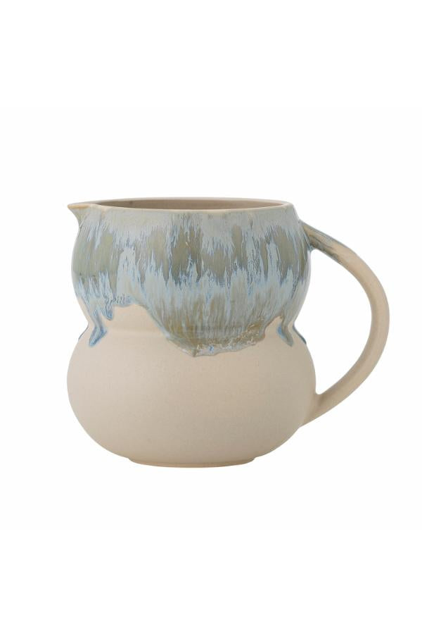 Bloomingville Luna Milk Jug, Blue, Stoneware