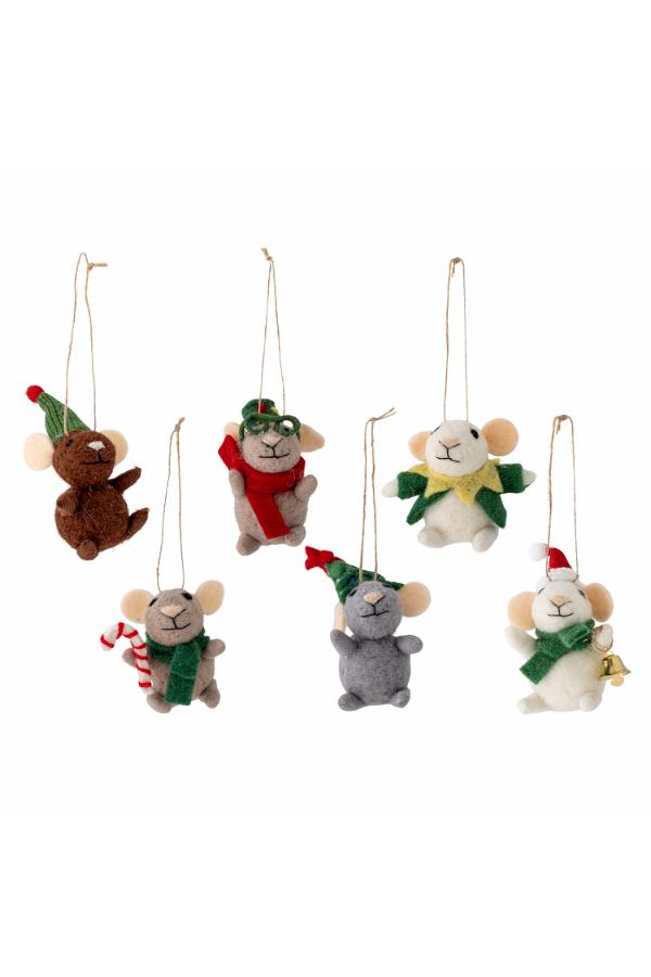 Bloomingville Peo Ornament, Green, Wool