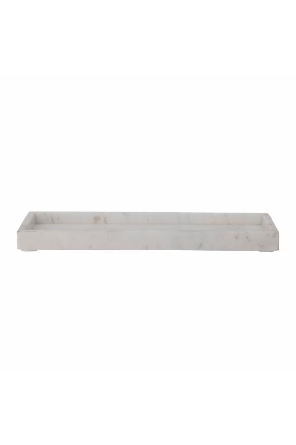 Bloomingville Majsa Tray, White, Marble