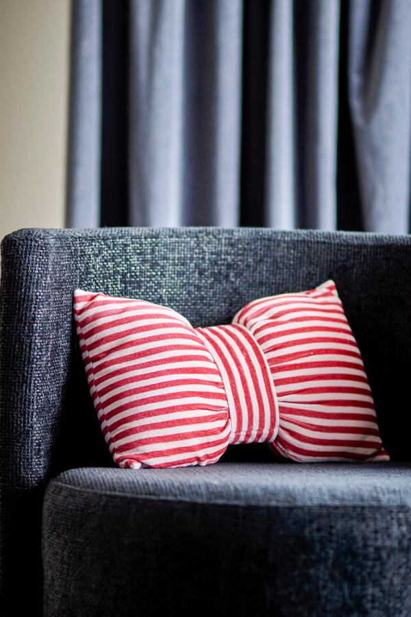 Bloomingville Livia Cushion, Red, Cotton OEKO-TEX®