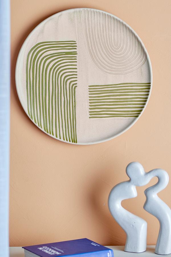 Bloomingville Amica Serving Plate, Multi, Stoneware