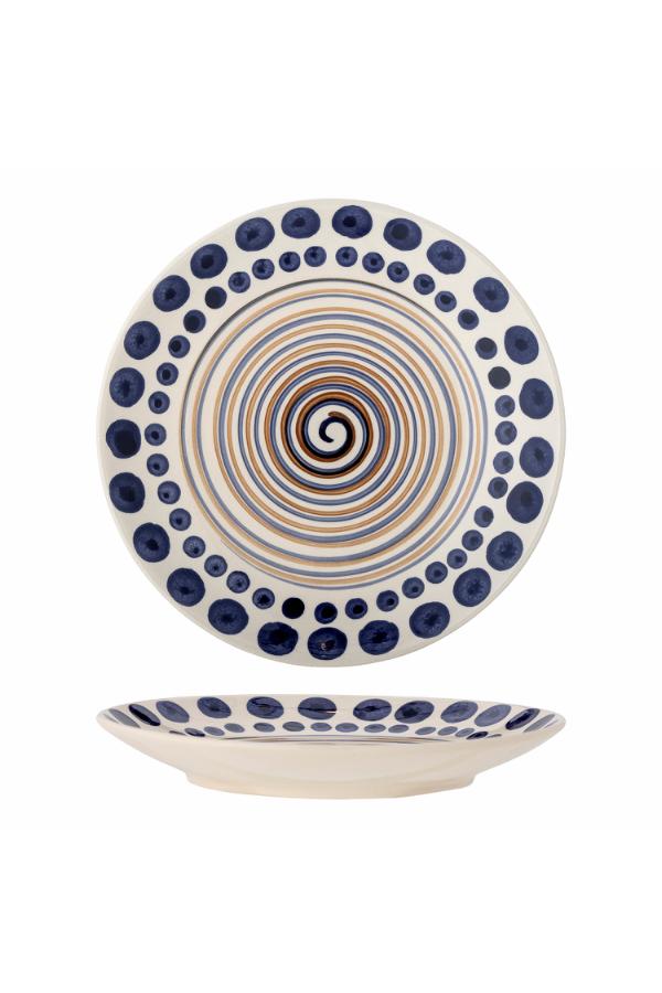 Bloomingville Shama Plate, Multi, Stoneware