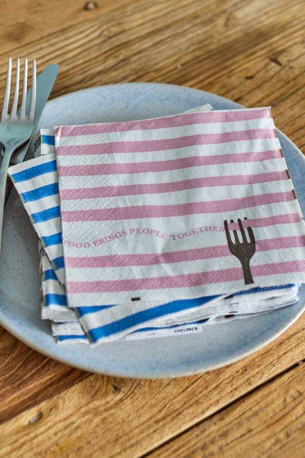 Creative Collection Begonia Napkin, Multi, FSC®Mix, Paper