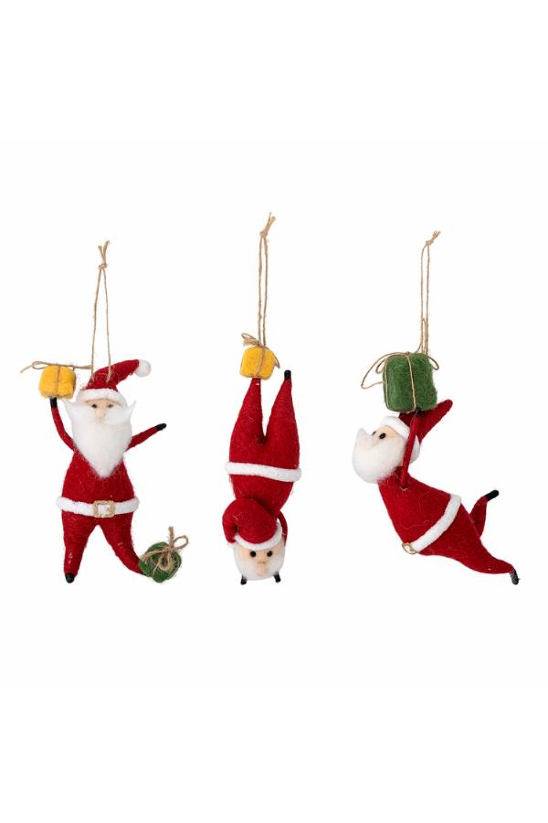 Bloomingville Giles Ornament, Red, Wool