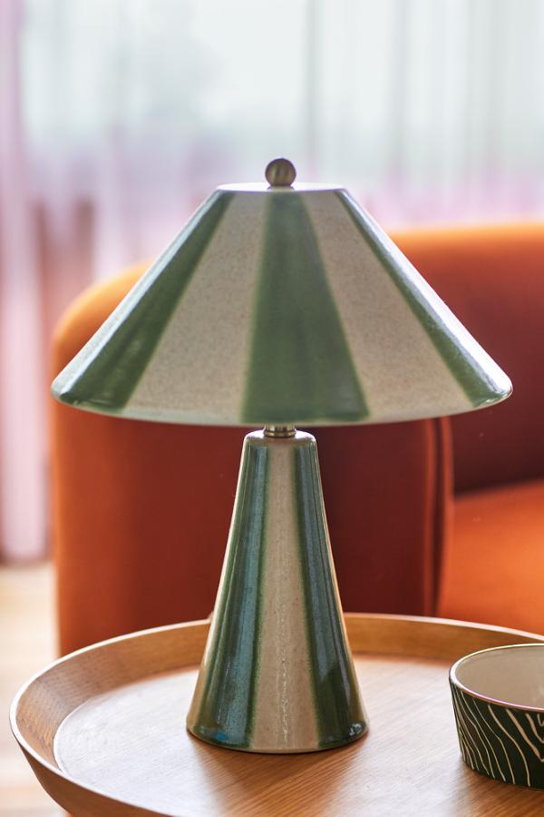 Bloomingville Olive Table lamp, Multi, Stoneware