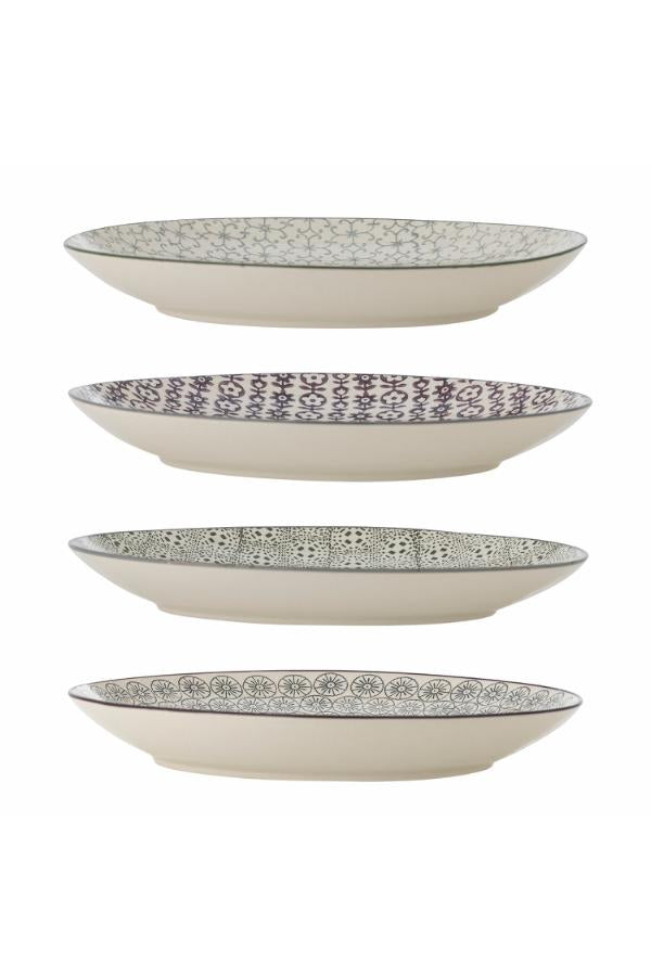 Bloomingville Karine Plate, Multi, Stoneware