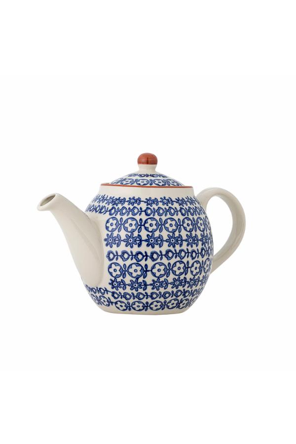 Bloomingville Karine Teapot, Blue, Stoneware