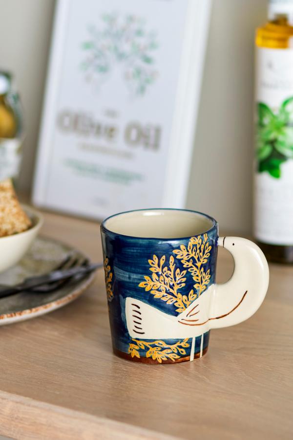 Bloomingville Hezha Cup, Blue, Stoneware