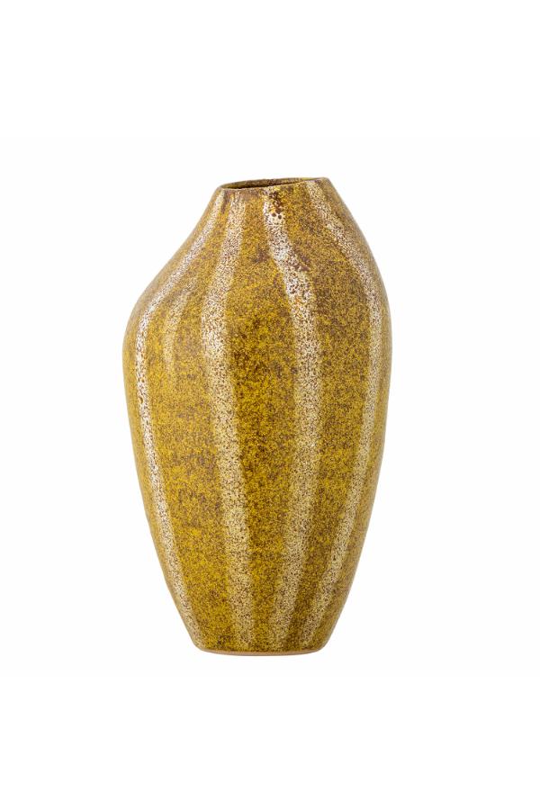 Creative Collection Abella Vase, Yellow, Stoneware