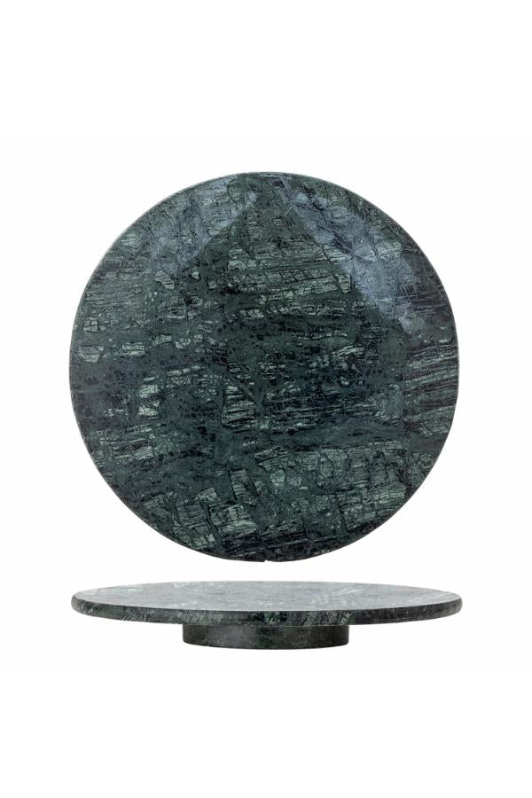Bloomingville Nuni Turntable, Green, Marble