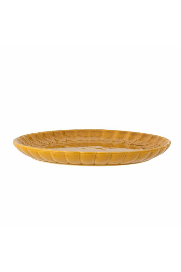 Bloomingville Latina Plate, Yellow, Stoneware