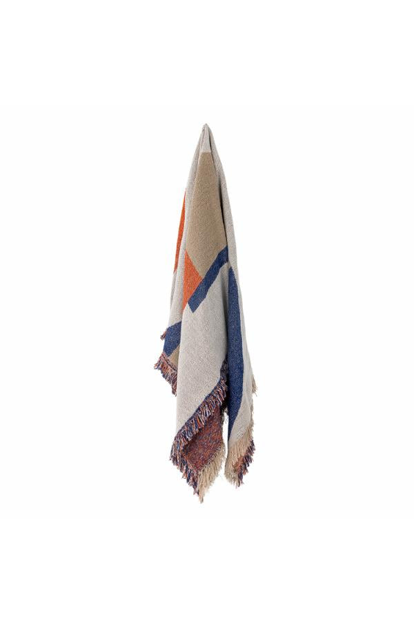 Bloomingville Clarita Throw, Multi, Recycled Cotton