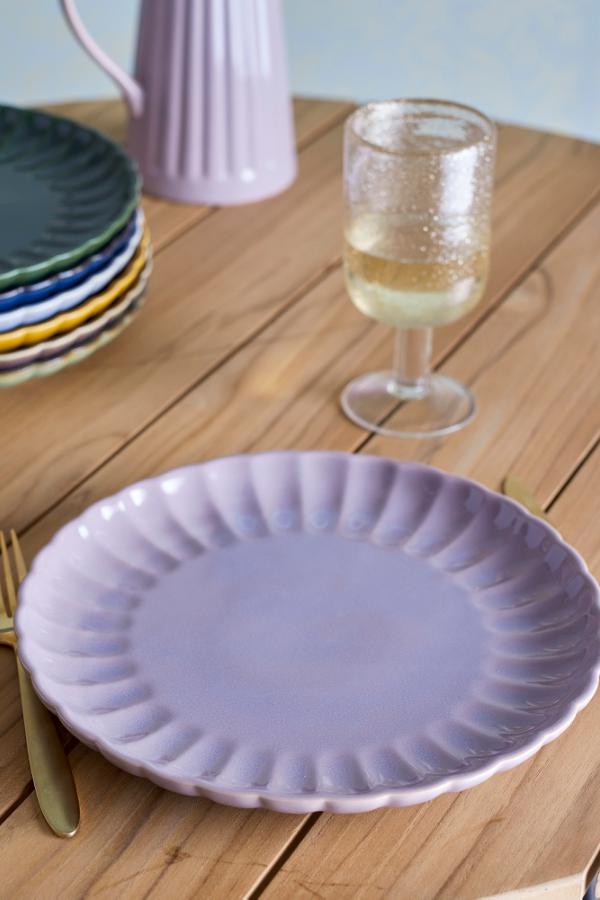 Bloomingville Latina Plate, Rose, Stoneware
