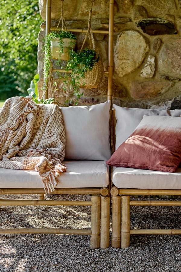 Bloomingville Taranto Cushion, Nature, Cotton