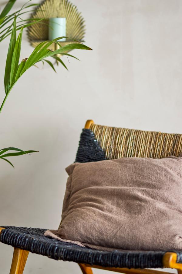 Creative Collection Maisa Cushion, Brown, Cotton