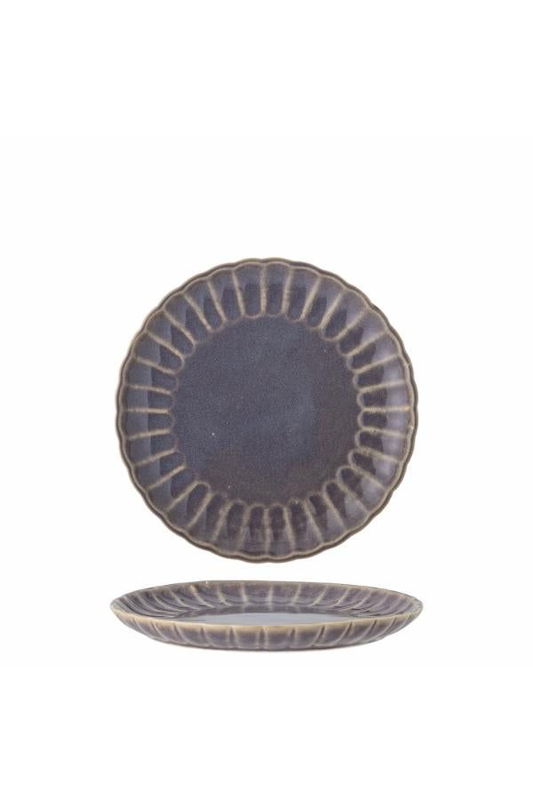 Bloomingville Latina Plate, Purple, Stoneware