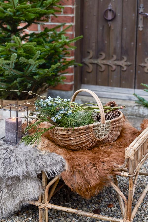 Bloomingville Vibber Basket, Nature, Rattan