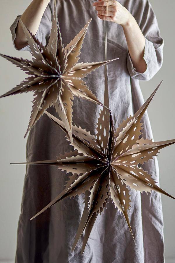 Bloomingville Ilo Star, Brown, FSC®Mix, Paper
