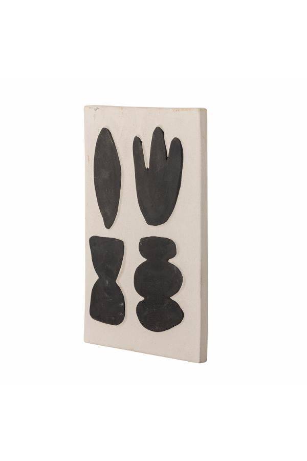 Bloomingville Lutton Wall Decor, White, Stoneware