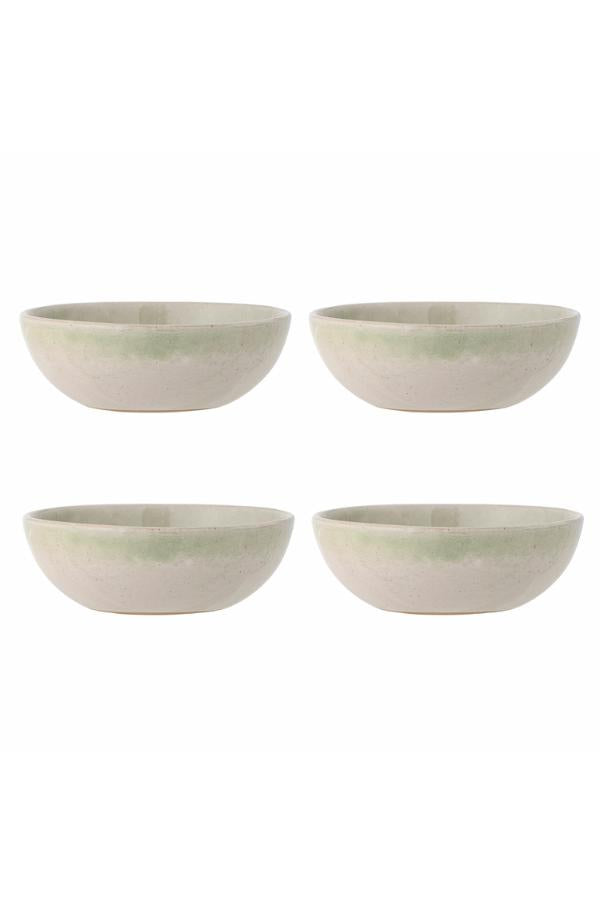 Bloomingville Paula Bowl, Multipack, Green, Stoneware