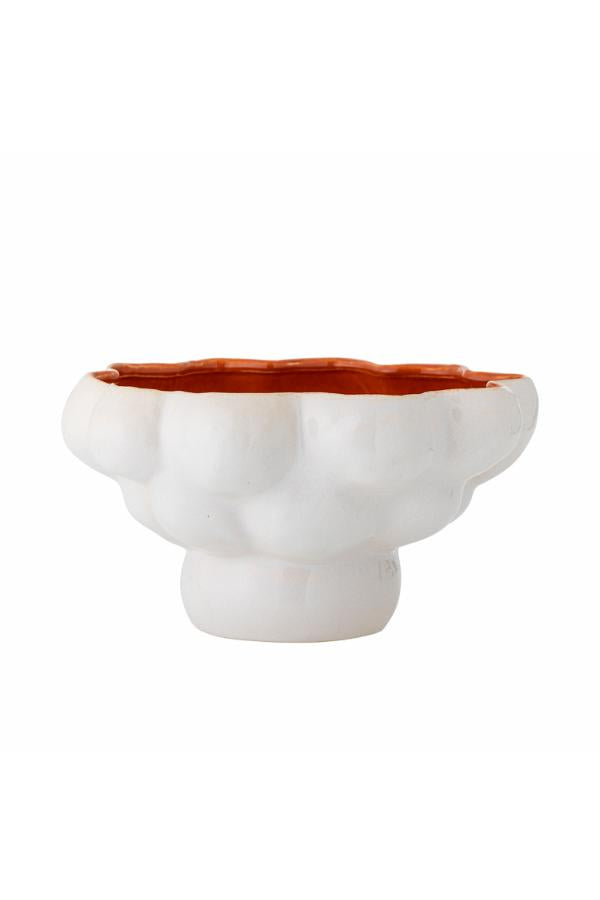 Bloomingville Valkyrie Bowl, White, Stoneware